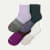 Women's Quarter Sock 4-Pack - chai lavender mix L [10175]
