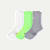 Women's RunPro Half Calf Sock 3-Pack - moonlight lime mix L