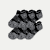 Women's Running Ankle Sock 6-Pack - black - 4
