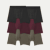Men's Cotton Modal Blend Boxer Brief 6" 6-Pack - Birdseye Green Burgundy Mix L