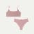 Women's Super Soft Scoop Bralette + Thong Pack - Dusty Mauve L