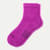Modern Rib Quarter Socks - Grape Jam L [7407]