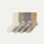 Chunky Ragg Half Calf Socks - neutral mix L [9868]