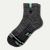 Merino Wool Blend Athletic Quarter Socks - black meteor L [9712]