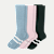 Everyday Compression Knee High Socks (15-20mmHg) - Rose Forest Mix L [11498]
