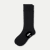 Merino Cashmere Blend Calf Socks - Black L [8155]