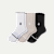Ruffle Athletic Half Calf Socks - mixed L [11332]