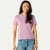 Women's Classic Fit Pima Cotton Crew Neck T-Shirt - Mauve WO1 [8530]