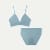 Women's Seamless Triangle Bralette + Brief Pack - Fog Harbor L