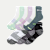 Women's Running Quarter Sock 6-Pack - Foam Green Multi Mix L
