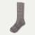 Marl Calf Socks - Soft White / Walnut L [3129]