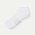 Modern Rib Ankle Socks - White L [8606]