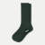 Merino Cashmere Blend Classic Rib Calf Socks - Dark Balsam L [10029]