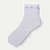 Lightweight Rosette Quarter Socks - Halo Blue L [9368]