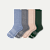 Merino Wool Blend Calf Socks - apricot elm mix L [9860]