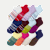 Youth Ankle Sock 12-Pack - Red Pink Mix L