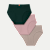 Women's Super Soft Brief 3-Pack - Mauve Green Nude Mix L