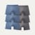 Men's Soft Flex Slim Boxer 6-Pack - Steel Blue Mix L
