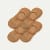 Men's Lightweight No Show Sock 4-Pack - tan - 10