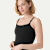 Women's Built-in Bra Seamless Cami - Black WO1 [9349]