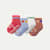 Toddler Valentine's Gripper Calf Sock 4-Pack - Red Blue Mix L [8950]