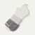 Tri-Block Ankle Sock - soft white charcoal L [9965]