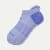 Solids Contrast Heel Ankle Socks - Dawn Blue / Perisky L [8613]