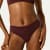 Seamless Thong - Chocolate Brown WO1 [7714]