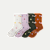 Women’s Garden Party Half Calf Sock 4-Pack - lavender olive mix L [10552]