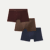 Men's Soft Flex Trunk 3-Pack - Brown Moss Mix L