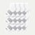 Women's Quarter Sock 12-Pack - white L