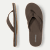 Men's Sunrise Nubuck Flip Flop - Mushroom Grey L2 [10928]