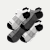 Men's Originals Ankle Sock 4-Pack - Charcoal White Mix L