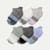 Junior Tri-Block Ankle Sock 6-Pack - mixed L [10324] 