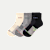 UltraLite Sport Merino Wool Blend Quarter Sock 3-Pack - black grey mix L