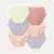Women's No Show High Rise Brief 6-Pack - Nimbus Meringue Pink Mix L