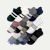 Men's Ankle Sock 12-Pack - Forest Tri-Blocks Mix L