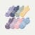 Youth Ankle Sock 8-Pack - Sage Pastel Mix L