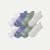 Women's Gripper Ankle Sock 8-Pack - Oyster Sage Mix L