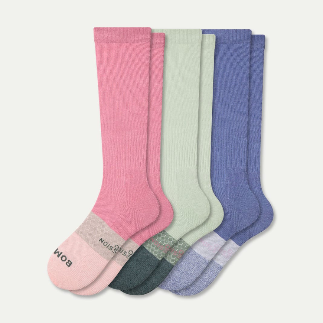 Women's Everyday Compression Knee High Sock 3-Pack