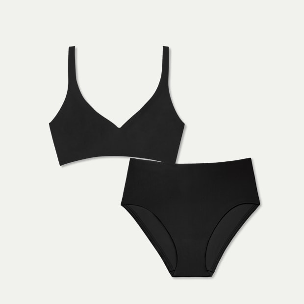 Women’s No Show Plunge Bralette + Hipster Pack
