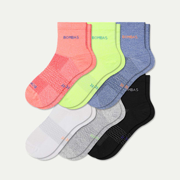 Men's Lightweight Athletic Quarter Sock 6-Pack
