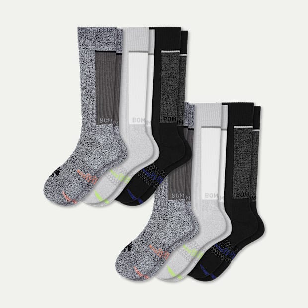 Men's Performance Compression Sock 6-Pack (20-30mmHg)