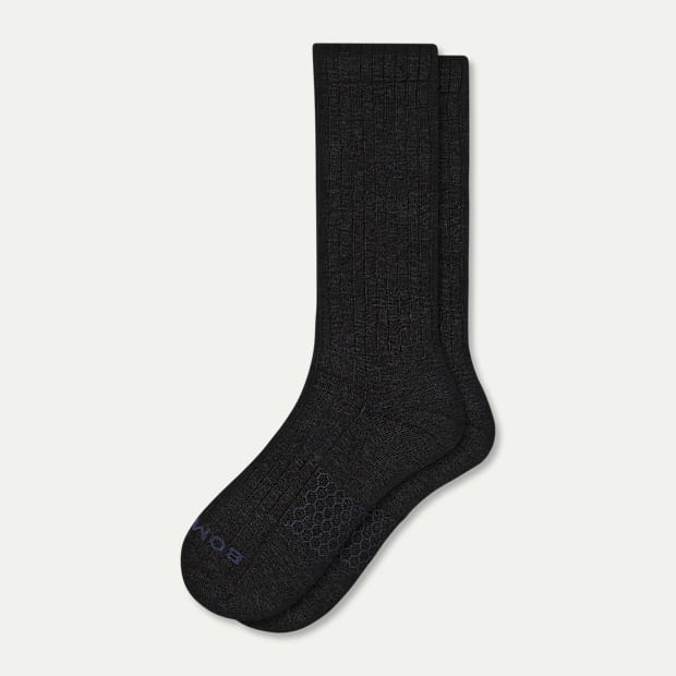 Bombas Women's Lodge Crew Socks | Black