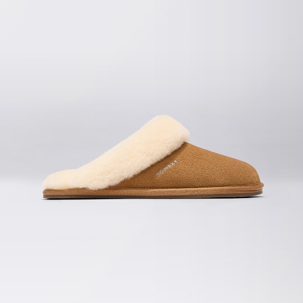 Women's Suede Fluff Scuff Slipper - Bombas