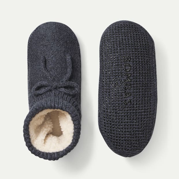 Women's Gripper Slipper Bootie - Sherpa-Lined