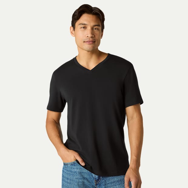 Men's Pima Cotton V-Neck T-Shirt