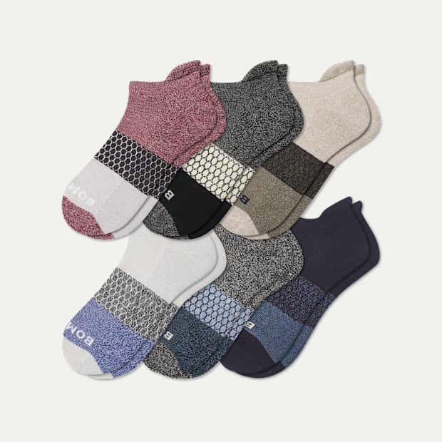 新品 ballaholic socks 6足＆タンクトップ＆ステッカー Men's Tri-Block Ankle Sock 6-pack - Bombas