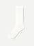 Women's Lightweight Calf Socks - White L [3679]