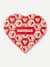 Bee My Valentine Empty Gift Box (Fits 4 Pairs) - Heart L (Box Only) [8996]